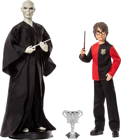 Set kukulla Mattel Harry Potter GNR38, Harry dhe Voldemort, me kupa turneu