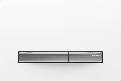 Buton zbrazës Geberit Sigma50, Dual Flush, për kornizë të fshehur, i bardhë Alpine