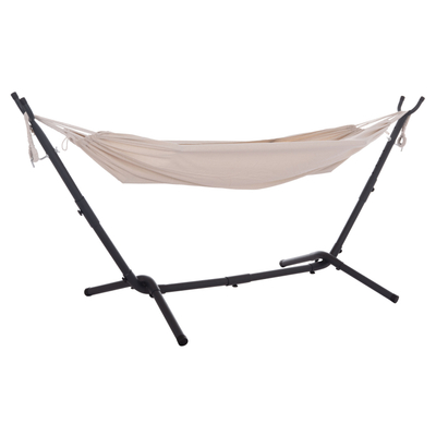 Hamaku kopshti Crave HM6304.02, kornizë metalike 265x93x105 cm, deri 120 kg, bezhë