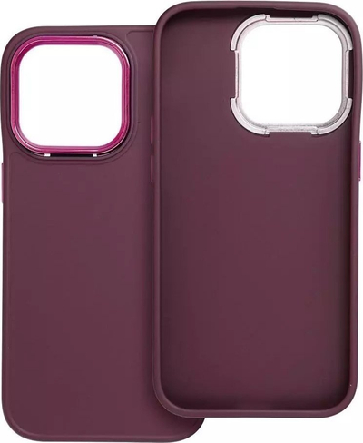 Këllëf telefoni Frame Case për iPhone 14 Pro, TPU, me mbrojtje kamerash, lejla