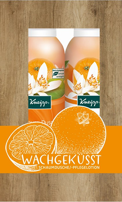 Set për kujdesin e lëkurës së trupit Kneipp Morning Kiss 2 x 200 ml
