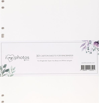 Fletë kartoni Focus Timesaver SA4, 30 copa, 240gsm, të bardha