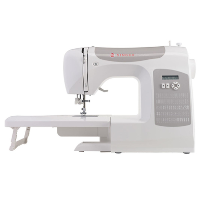 Makine qepëse Singer C5205 GY, ekran LCD, futës automatik i fillit, gri e bardhë