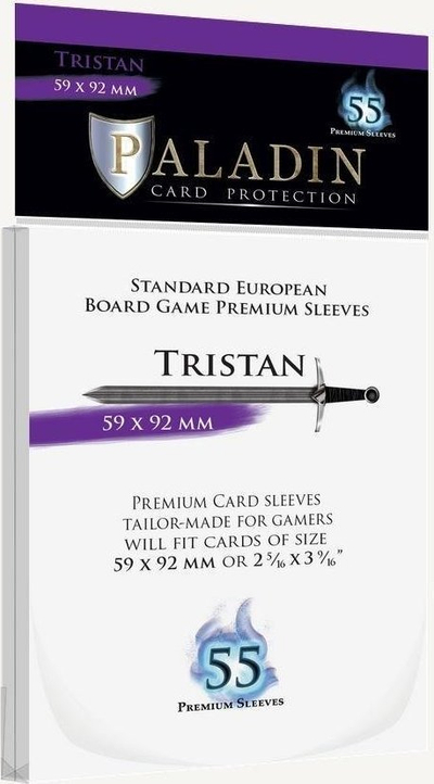 Mbështjellëse letra Paladin Tristan, 59 x 92mm, 55 copë, me ngjyra