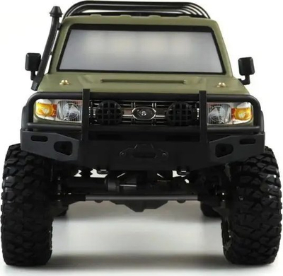 Makinë lodër me telekomandë Amewi AMXRock RCX8BS, crawler 1:8, gati për xhiro, jeshile ushtarake