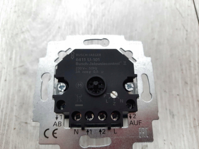 Çelës elektrik Busch Jaeger 6411 U 101, për drita, i bardhë