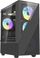 Kase kompjutri Darkflash Aigo E330M, Miditower, 4 ventilatorë ARGB, e zezë