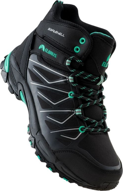 Këpucë trekking për femra Elbrus Mabby, softshell, të zeza