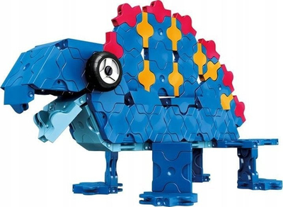 Blloqe edukative LaQ World of Dinosaurs Stegosaurus, sete ndërtimi, shumëngjyrëshe