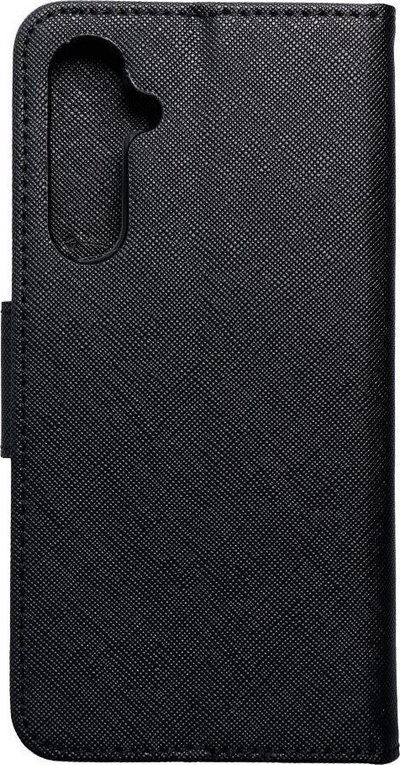 Тефтер-капак Fancy Book за Samsung S23 FE, со магнет, црн