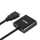Adapter HDMI në VGA UNITEK Y-6333, me audio, me Micro USB, i zi