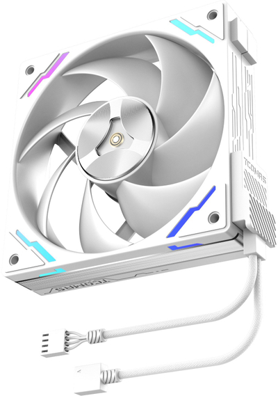 Ventilator procesori Tcomas FC700 PRO, 120mm, ARGB, i bardhë
