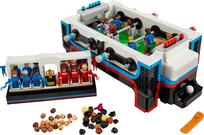 Lodër LEGO Ideas Table Football 21337, tavolinë mini futbolli, 22 minifigura, shumengjyrëshe