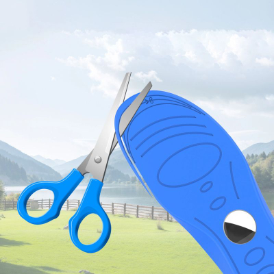 Shtroje këpucësh Hurtel Insoles EA-59-01, me vend të veçantë për Apple AirTag, 155-170mm, blu