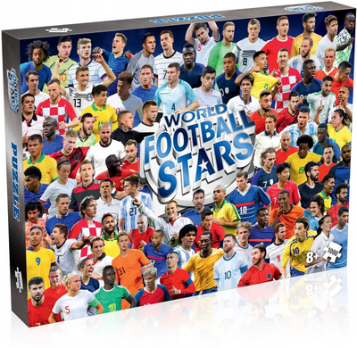 Puzzle Winning Moves World Football Stars, 1000 pjesë, 66.5 x 50 cm, shumëngjyrësh