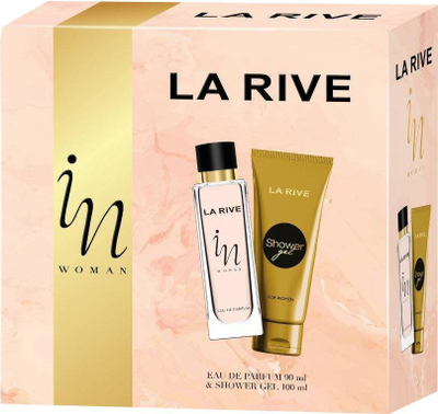 Set dhuratë parfum dhe xhel dushi La Rive In Woman, Eau de Parfum 90ml, Shower Gel 100ml, rozë