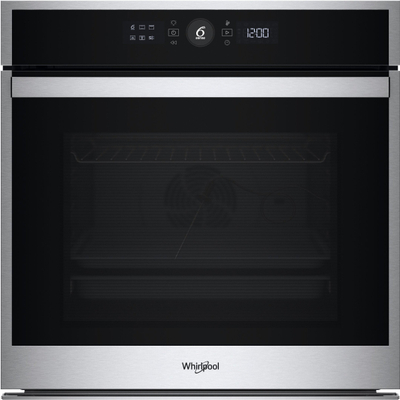 Furrë e inkastruar Whirlpool WOI4S8PPM1SX, 73L, pirolizë, gri inox