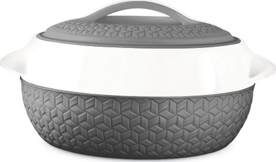 Enë termike Milton Matrix, 5L, çelik inox, gri me të bardhë