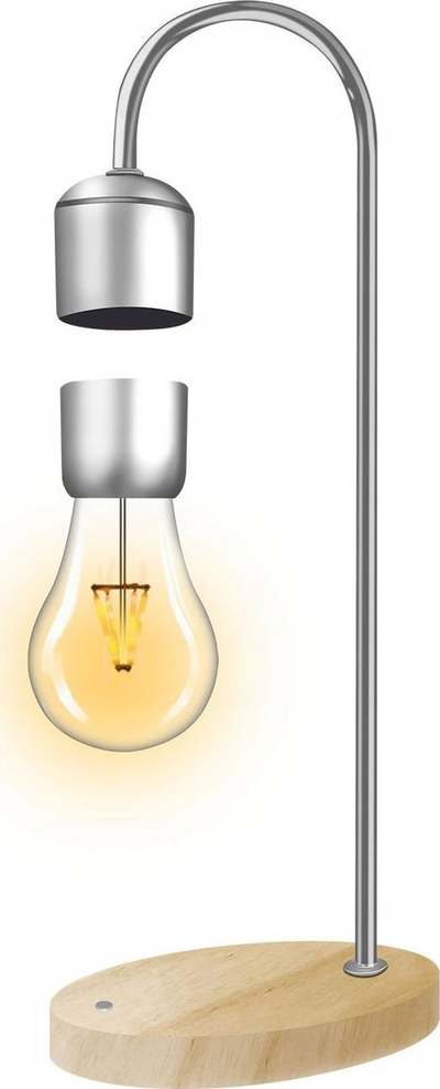 Llambë tavoline Lamp Art me levitim magnetik, karikues wireless 10W, dritë e ngrohtë