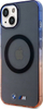 Këllëf telefoni BMW Gradient Bumper MagSafe për iPhone 14 Plus, polikarbonat dhe TPU, gri
