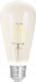 Llambë smart WiZ E27 LED ST64 Filament, 6.5W, 2200-5500K, transparente
