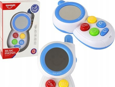 Lodër telefon interaktiv Leantoys, dritë blu, me tinguj