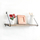 Raft muri metal + dru 60×14×20 cm,"HM8963.01", zezë