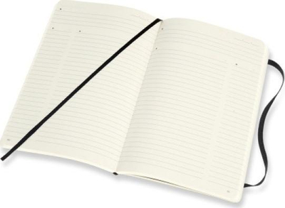 Bllok shënimesh Moleskine PRO Large Pro Soft, i madh, kapak i butë, i zi