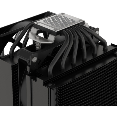 Ладилник за процесор CORSAIR A115 Twin Tower Air, два вентилатори, компатибилен со AMD Intel, црн