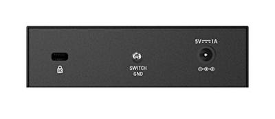 Switch rrjeti D-Link DGS-105, 5 porta Gigabit, metalik, i zi