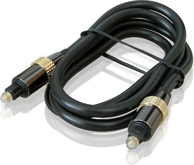 Kabllo optike Alva OK0300PRO, 3m, lidhje TOSlink, e zezë
