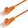 Kabllo rrjeti StarTech Slim CAT6 U/UTP, RJ45, 3 m, portokalli