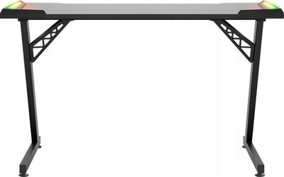 Tavolinë gaming Defender Infinity, 120x60 cm, LED RGB, e zezë