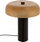 Llamp tavoline Hrb, 37 cm, qelq, kafe