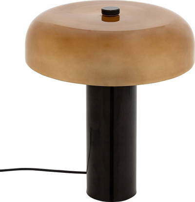 Llamp tavoline Hrb, 37 cm, qelq, kafe