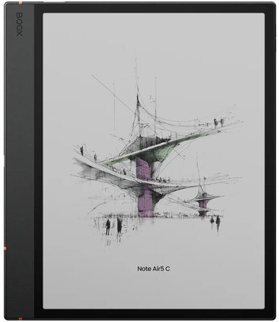 Е-читач Boox Note Air5 C, 10.3", екран во боја, сива