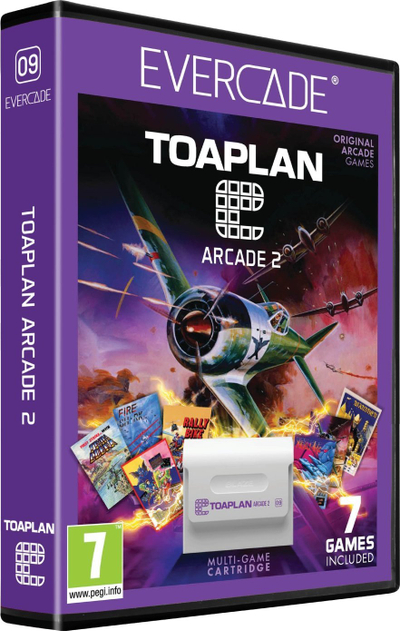 Kartrixh lojërash Evercade Toaplan Arcade Cartridge 2, koleksion me 27 lojëra, për Evercade