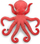 Lodër pelushi WWF Octopus, 50cm, oktapod, rozë