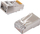 Fishe rrjeti RJ45 Spacetronik PT-RJ456FT-11, Cat6 FTP, set 100 copë, metalik