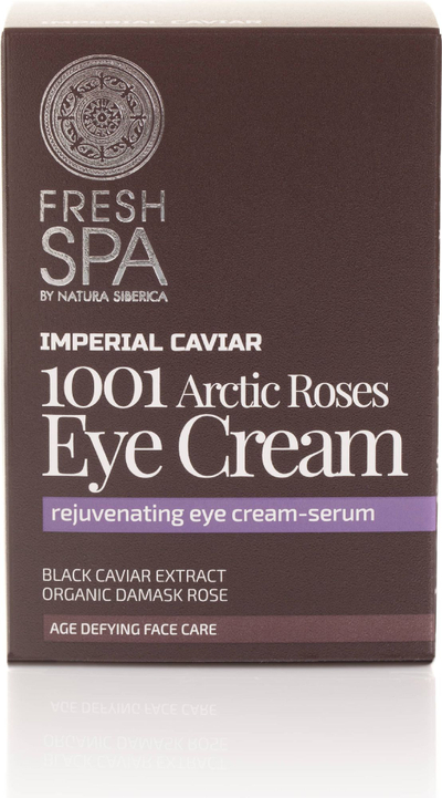 Крем за очи Natura Siberica Imperial Caviar 1001 Arctic Roses, регенерирачки крем-серум, 30 ml