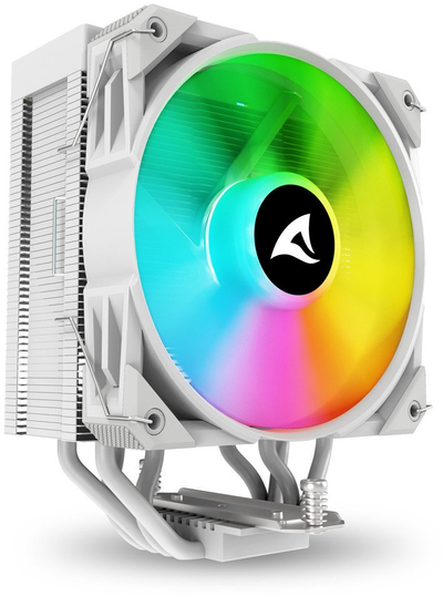 Ftohës CPU Sharkoon A40 RGB, universal Intel AMD, i bardhë