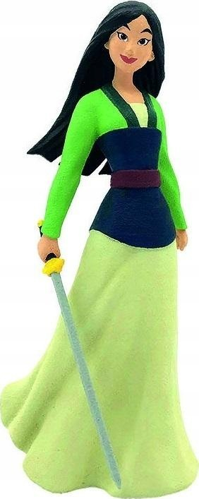 Figurine dekoruese torte Disney Mulan, 10 cm, e ripërdorshme, shumëngjyrëshe