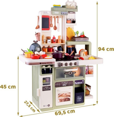 Kuzhinë lodër Home Kitchen ZA4666, 88 gjëra, me dritë edhe zhurma, shumëngjyrëshe