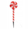 Dekor solar për Krishtlindje F-R Candy Cane 208823, LED, 8 programe, i bardh e i kuq