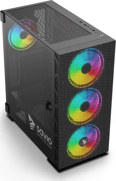 Kasë Savio Raptor X1 (SAVGC-RAPTORX1), e zezë