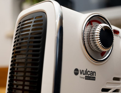 Грејач со вентилатор Eldom HL12 Vulcan, 1800W, прилагодлив термостат, бел