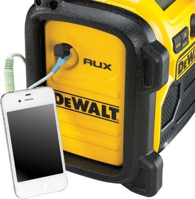 Radio për zona ndërtimi Dewalt DCR020, e verdhë/ e zezë