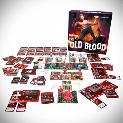 Друштвена игра Archon Studio Wolfenstein The Old Blood, кооперативна, со фигури