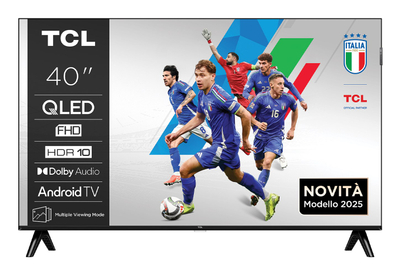 Телевизор TCL 40S59K S Series, 40\", QLED FHD, Андроид ТВ, црн
