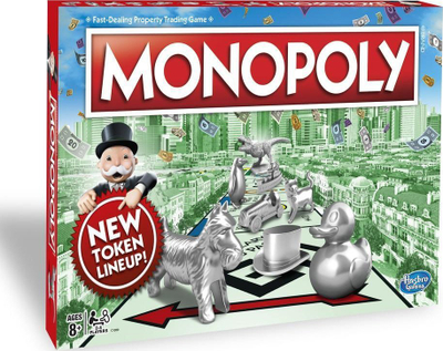Lojë tavoline Hasbro Monopoly Classic, për familje, finlandisht, me shumë ngjyra